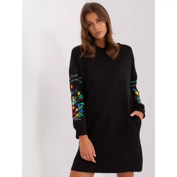  Dámské šaty RUE PARIS RV-SK-8979.94P BLACK 