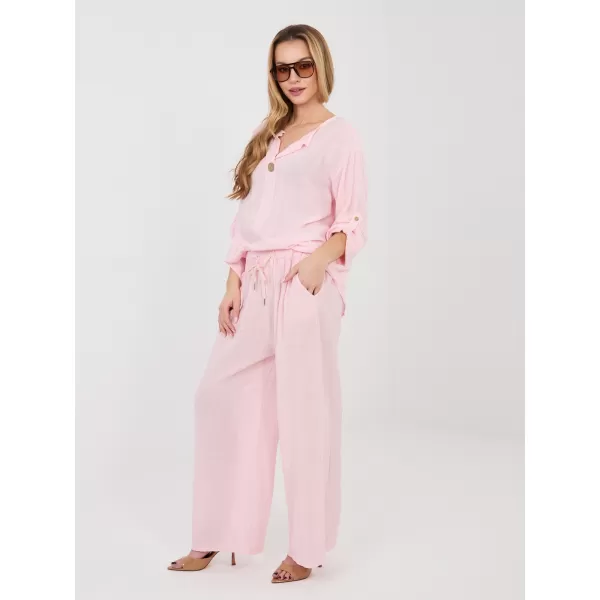  Dámské kalhoty ITALY MODA IT-SP-2873.02 BRIGHT PINK 