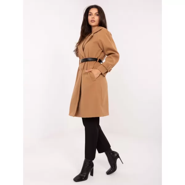  Dámský kabát RUE PARIS IT-PL-FL5712.84 CAMEL 