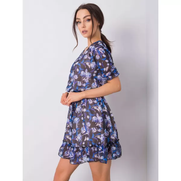  Dámské šaty LAKERTA LK-SK-507627.39 BLACK AND BLUE 