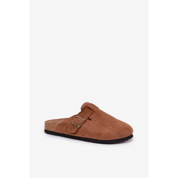  Dámské pantofle BIG STAR SHOES RR274A387 BROWN/BEIGE 