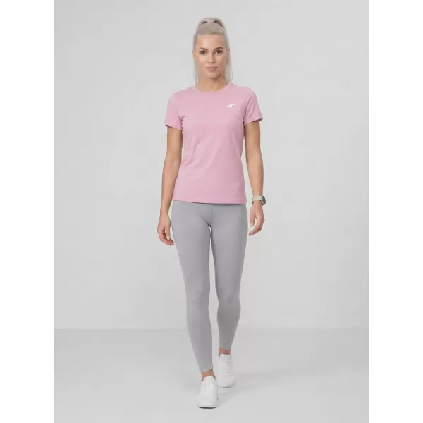  Dámské triko 4F 4FWMM00TTSHF3306 LIGHT PINK 