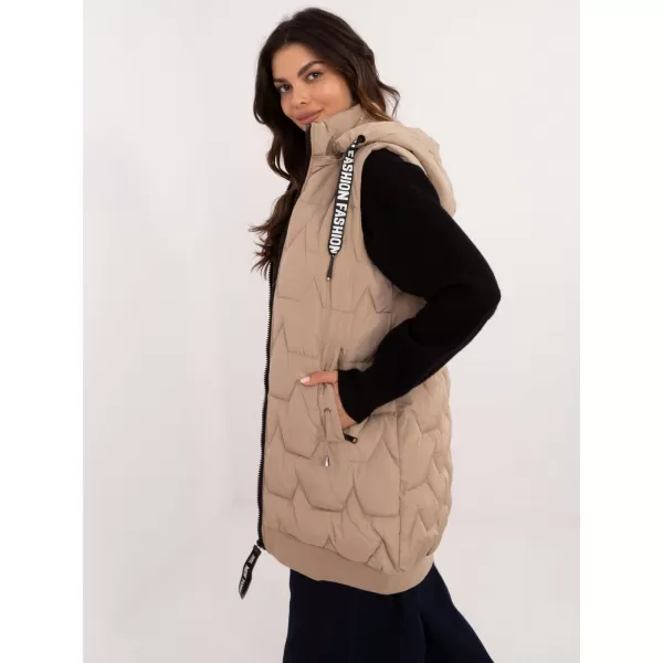  Dámská vesta FACTORY PRICE SK-KZ-HH-079.09 BEIGE 