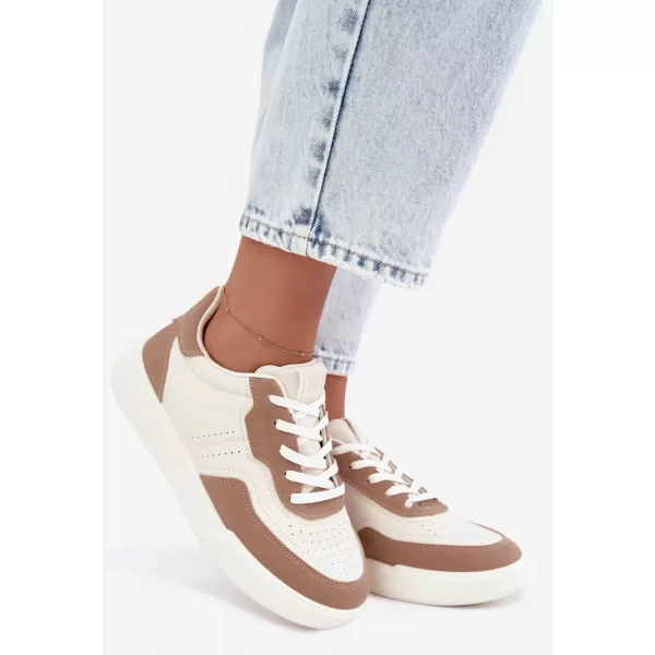  Dámské tenisky BIG STAR SHOES UU274275 WHITE/BEIGE 