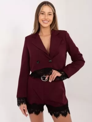 Dámské kraťasy ITALY MODA IT-SN-FL9965.88 BURGUNDY