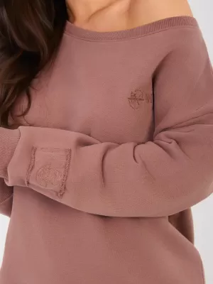 Dámská mikina FACTORY PRICE NS-BL-NS2567.03 BROWN