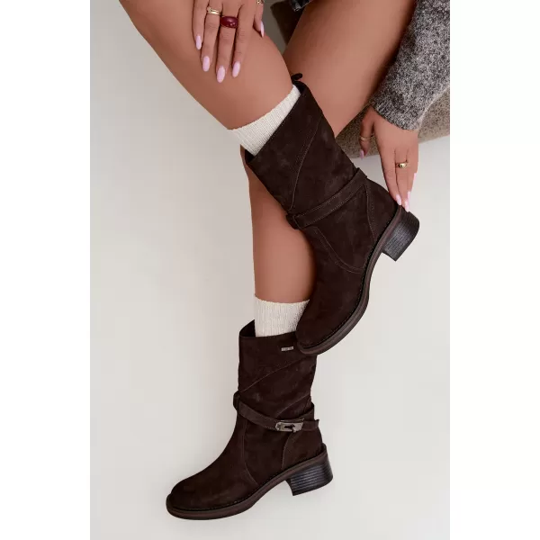  Dámské boty BIG STAR SHOES UU274609 BROWN/BEIGE 