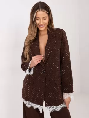 Dámské sako ITALY MODA IT-MA-FL9916-2.12P BROWN