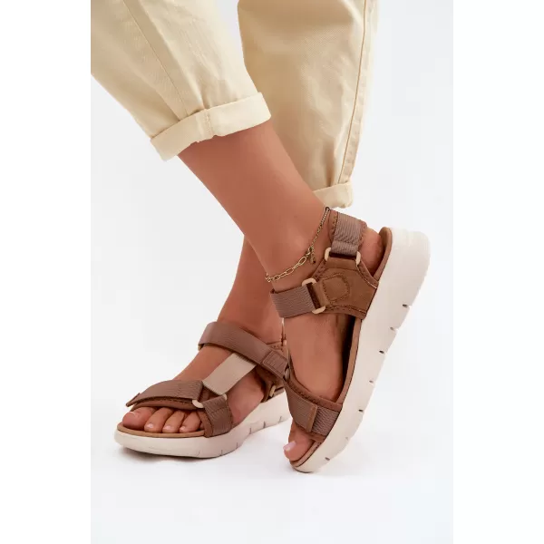  Dámské sandály ARTIKER 58C1231 BROWN/BEIGE 