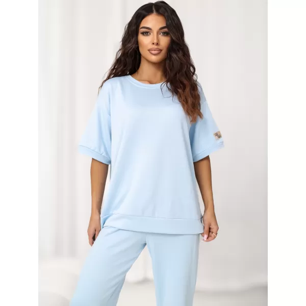  Dámský komplet RUE PARIS RV-KMPL-A1290.94 LIGHT BLUE 