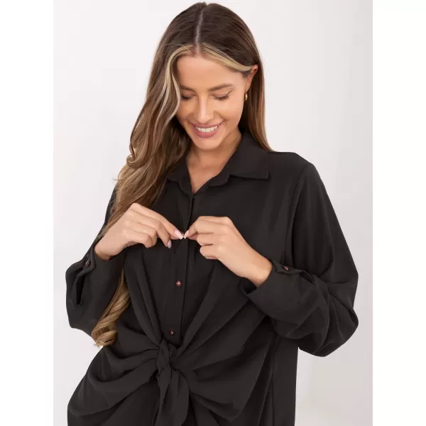  Dámská košile FACTORY PRICE IT-KS-29053.69 DARK BROWN 