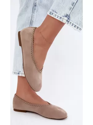 Dámské baleríny BOTO 9897 KHAKI