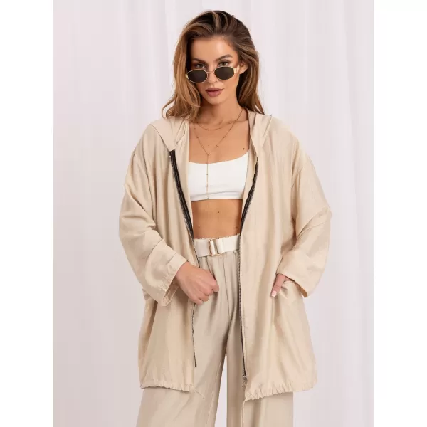  Dámská mikina RUE PARIS IT-BL-10362.24 BEIGE 