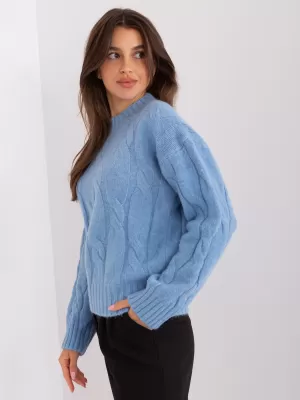 Dámský svetr FACTORY PRICE AT-SW-0146.10P LIGHT BLUE