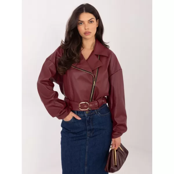  Dámská bunda RUE PARIS IT-KR-FL9609.95 BURGUNDY 