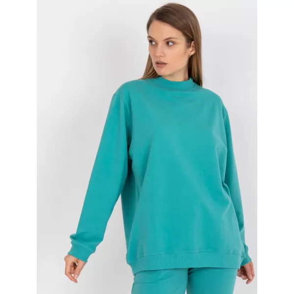  Dámská mikina BASIC FEEL GOOD AP-BL-A-R001 TURQUOISE 
