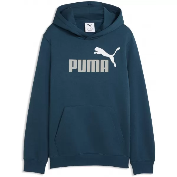  Dětská mikina PUMA ESS 2 COLOR NO. 1 LOGO HOODIE FL B 68582236 MIDNIGHT PETROL 