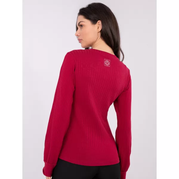  Dámská halenka RUE PARIS RV-BZ-A1052.00 BURGUNDY 