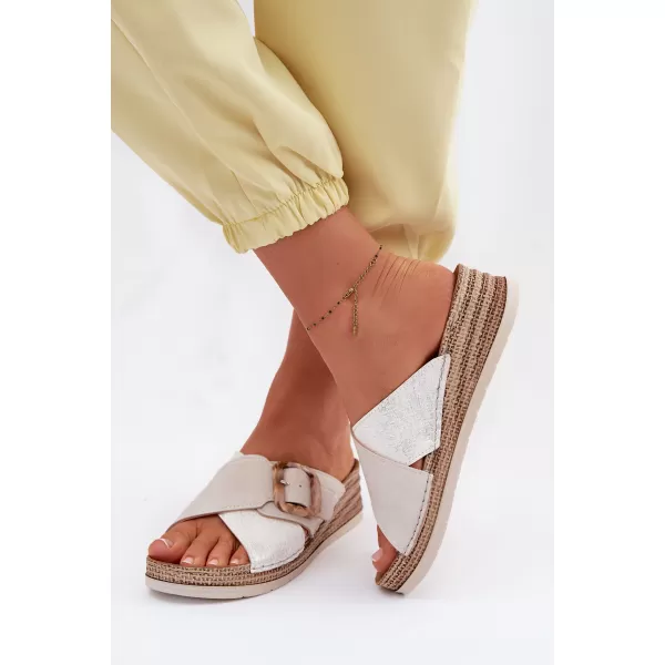  Dámské pantofle INBLU RV000016 BEIGE 