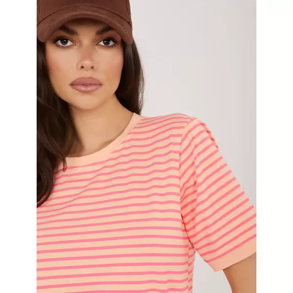  Dámské tričko RUE PARIS IT-TS-20881.85 FLUO ORANGE 
