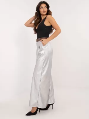 Dámské kalhoty ITALY MODA DHJ-SP-19899.22X SILVER