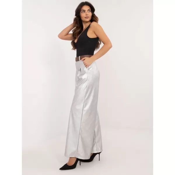  Dámské kalhoty ITALY MODA DHJ-SP-19899.22X SILVER 