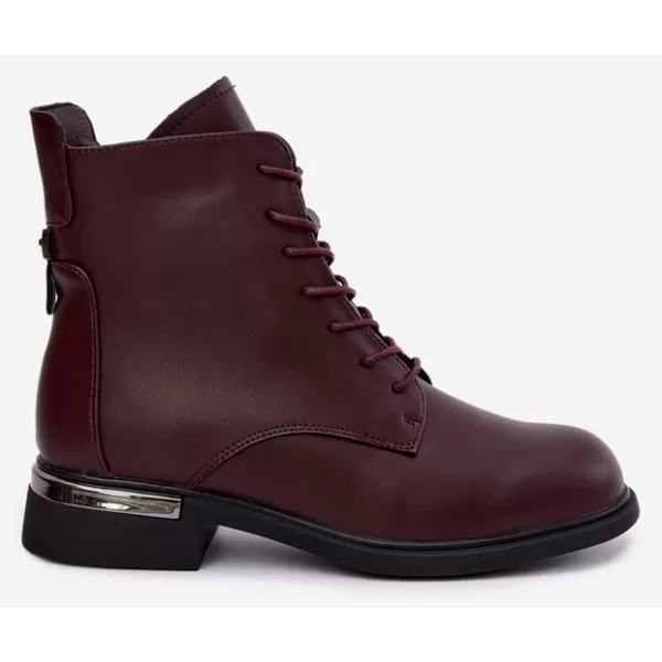 Dámské kotníkové boty VINCEZA 86450 BURGUNDY 
