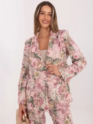 Dámská bunda RUE PARIS IT-MA-FL8932.60 DARK PINK
