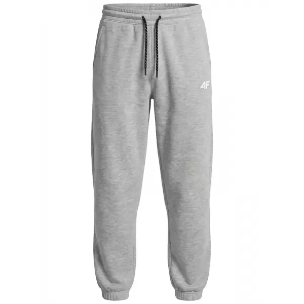  Pánské kalhoty 4F 4FWMM00TTROM1673 COLD LIGHT GREY MELANGE 