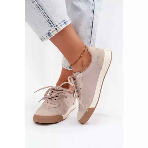  Dámské tenisky BIG STAR SHOES UU274001 BEIGE 
