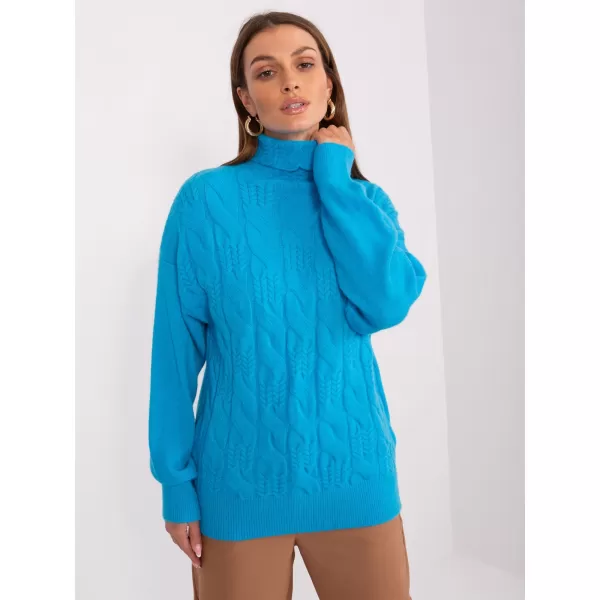  Dámský svetr WOOL FASHION ITALIA AT-SW-23401.97P BLUE 