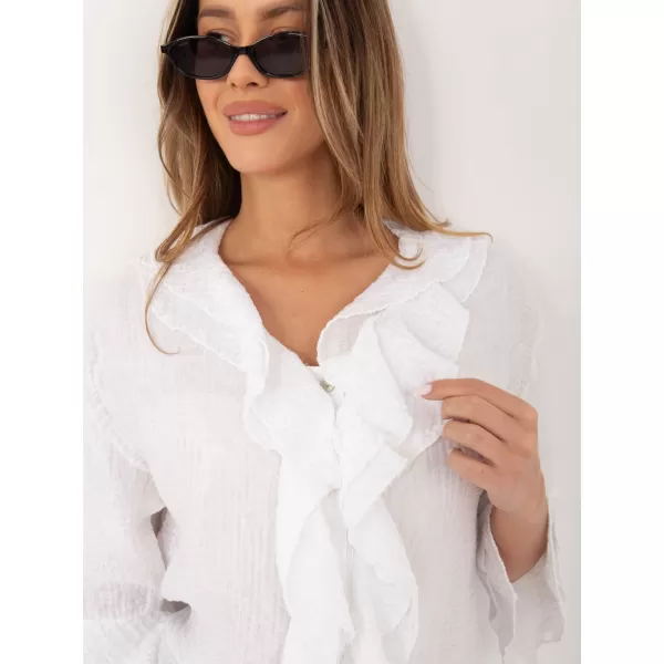  Dámská košile ITALY MODA IT-KS-81863.11P WHITE 