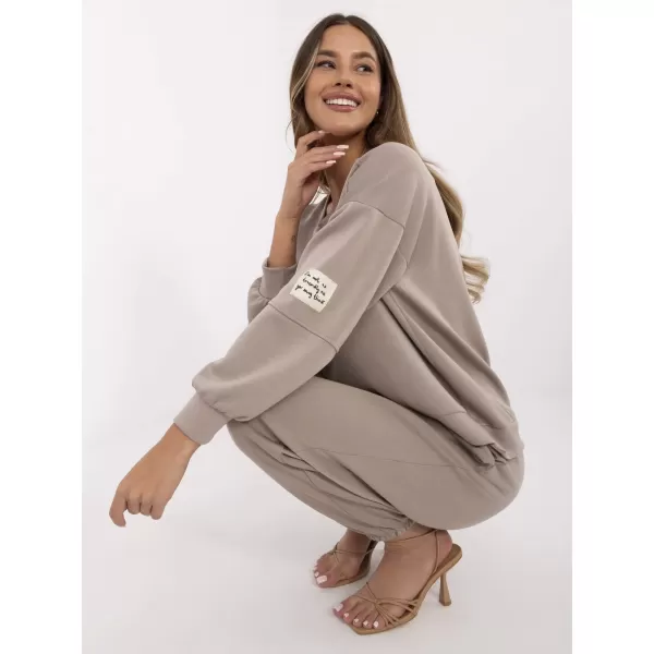 Dámský set ITALY MODA MI-KMPL-M5879.86 DARK BEIGE 