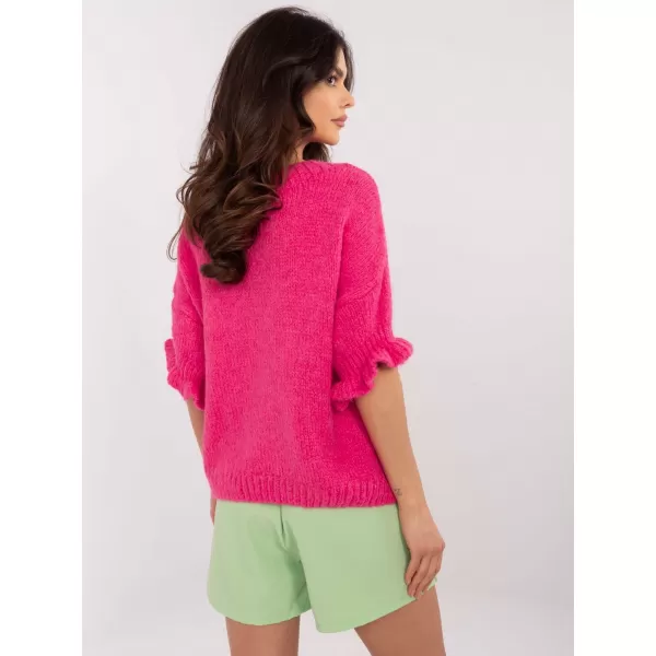  Dámský svetr ITALY MODA MI-SW-2913.99 FLUO PINK 