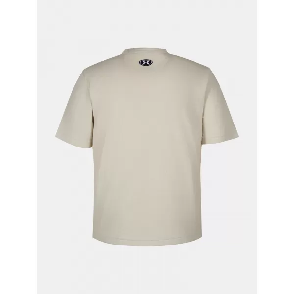  Pánské triko UNDER ARMOUR ICON SW TERRY SS 6009441-110 BÍLÁ 
