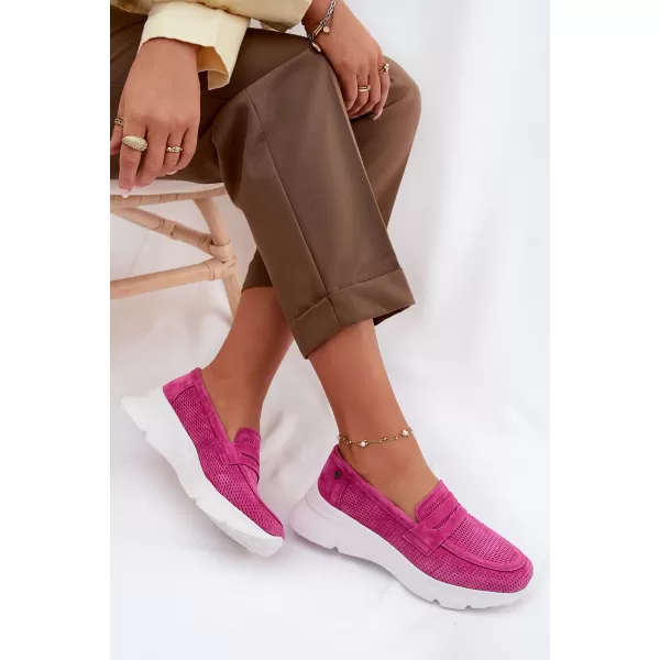  Dámské mokasíny VINCEZA 79626 FUCHSIA 