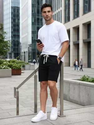 Pánské kraťasy DSTREET ČERNÁ