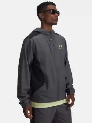 Pánská bunda UNDER ARMOUR TECH SPORT WOVEN JKT 6011267-025 ŠEDÁ