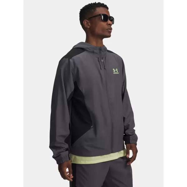  Pánská bunda UNDER ARMOUR TECH SPORT WOVEN JKT 6011267-025 ŠEDÁ 