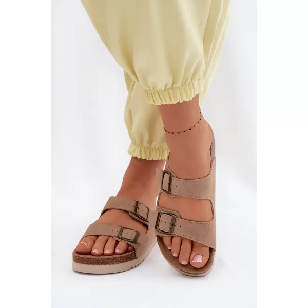  Dámské pantofle BOTO 2832 KHAKI 