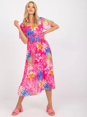 Dámské šaty ITALY MODA DHJ-SK-11331-4.99 DARK PINK