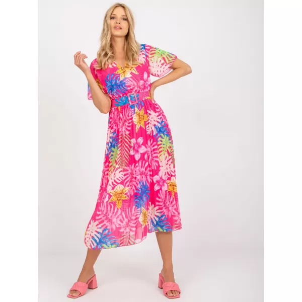  Dámské šaty ITALY MODA DHJ-SK-11331-4.99 DARK PINK 