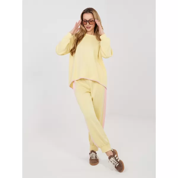  Dámská tepláková souprava RUE PARIS IT-KMPL-22216.72 BRIGHT YELLOW 