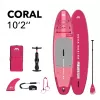 Paddleboard AQUA MARINA CORAL 10'2'' RASPBERRY