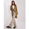 Dámský kardigan WOOL FASHION ITALIA AT-SW-2333.31X OLIVE