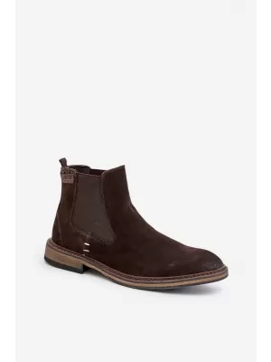 Pánské kotníkové boty BIG STAR SHOES OO174155 BROWN/BEIGE