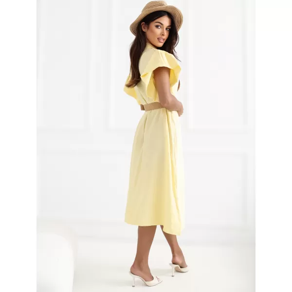 Dámské šaty ITALY MODA MI-SK-82970.86 BRIGHT YELLOW 