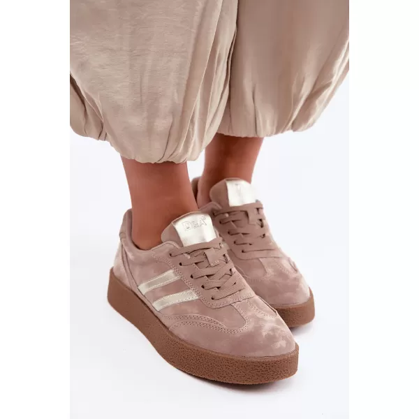  Dámské tenisky D&A LR62-7107 BROWN 