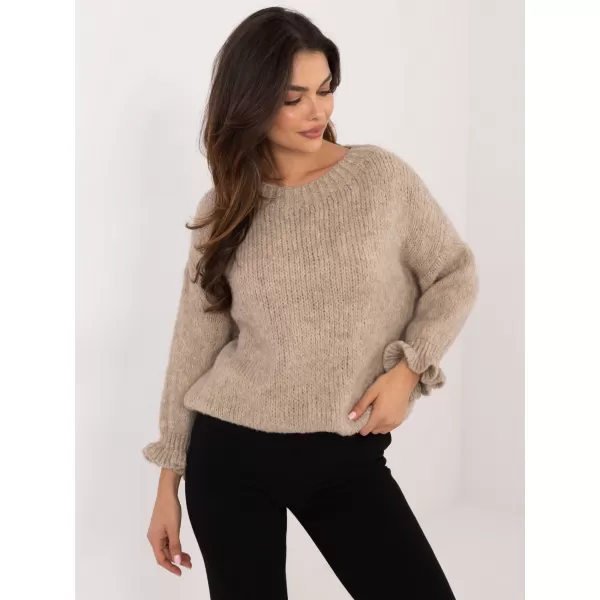  Dámský svetr ITALY MODA MI-SW-2912.10X BEIGE 