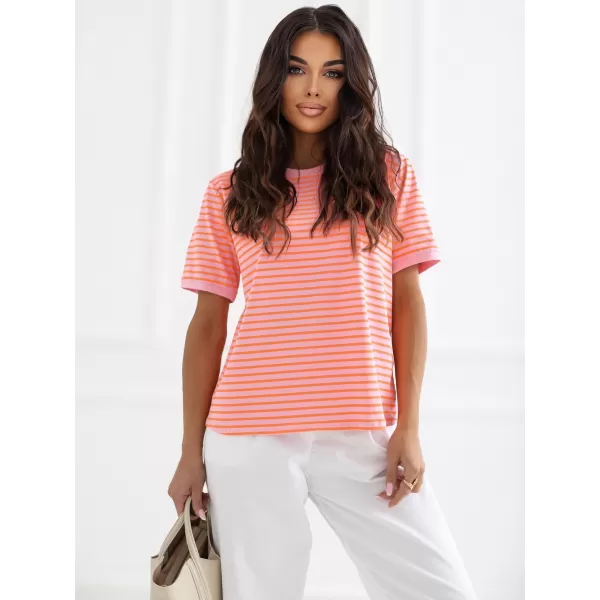  Dámské tričko RUE PARIS IT-TS-20881.85 DARK PINK 